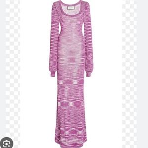 Alexis Purple Knit Maxi Dress